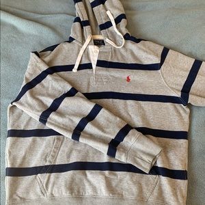 striped polo ralph lauren sweatshirt